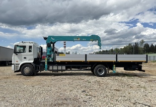 JAC N180 (МРМ 20т) КМУ HKTC HLC-8016 (8т) БОРТ 8,2×2,54×0,6